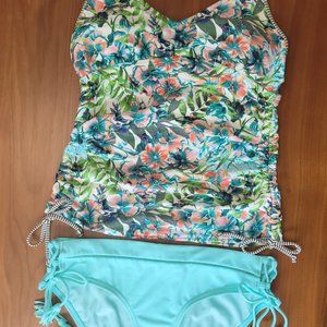 Prana Moorea Tankini Top with Prana Ikenna Bottom- Size Small